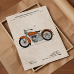 Harley-Davidson Patent Wall Art