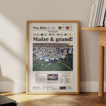 Michigan Wolverines 1,000th Win Front Page Wall Art