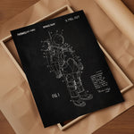Space Suit Patent Wall Art