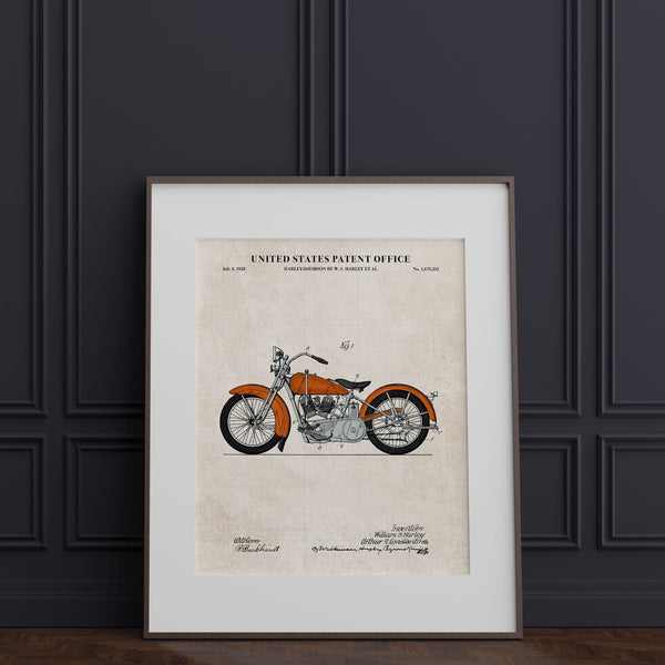 Harley-Davidson Patent Wall Art