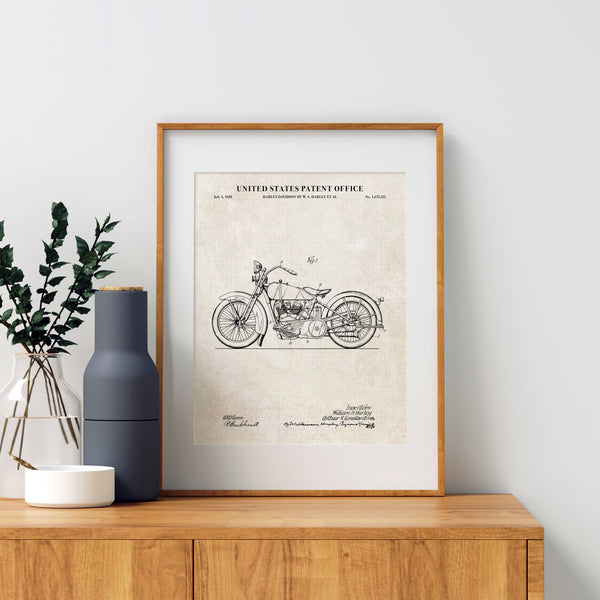 Harley-Davidson Patent Wall Art