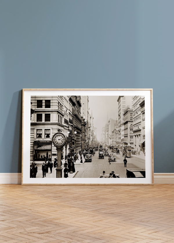 New York 5th Ave 1900 Wall Art