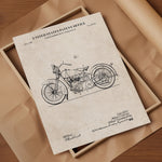 Harley-Davidson Patent Wall Art