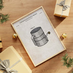 Flour Sifter Patent Wall Art
