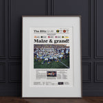 Michigan Wolverines 1,000th Win Front Page Wall Art
