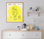 Space Suit Patent Wall Art