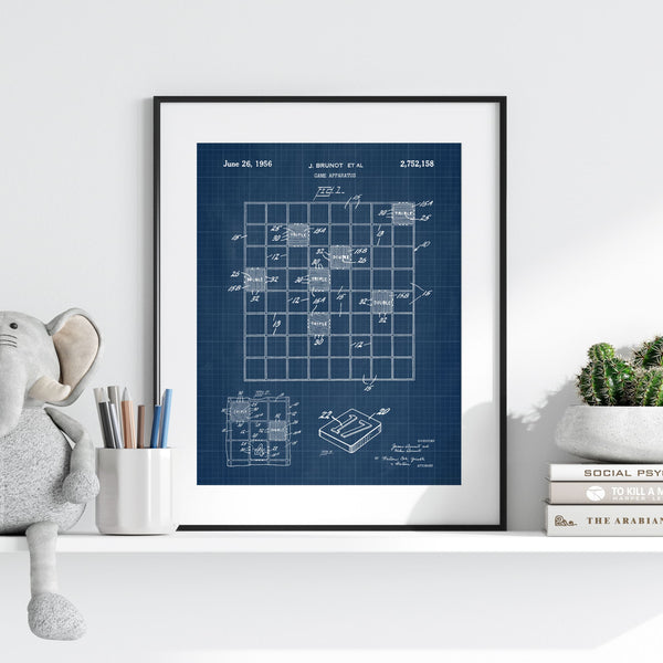 Scrabble Patent Wall Art