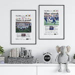 Michigan Wolverines 1,000th Win Front Page Wall Art