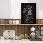 Pour-Over Coffeemaker Patent Poster