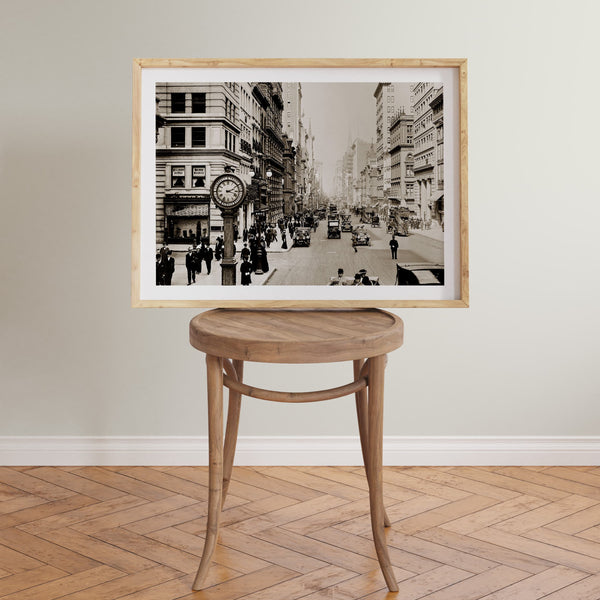 New York 5th Ave 1900 Wall Art