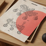 Mars Rover Patent Wall Art