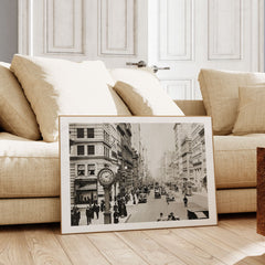 New York 5th Ave 1900 Wall Art Cover