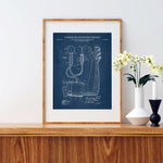 Blood Pressure Cuff Patent Wall Art