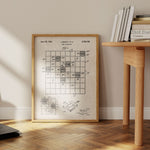 Scrabble Patent Wall Art