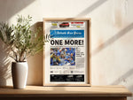 Detroit Lions One More Front Page Wall Art