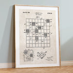 Scrabble Patent Wall Art