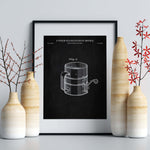 Flour Sifter Patent Wall Art