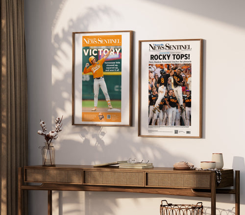Tennessee Volunteers 2024 College World Series Victory Front Page