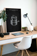 Flour Sifter Patent Wall Art