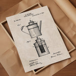 Coffee Percolator Patent Poster