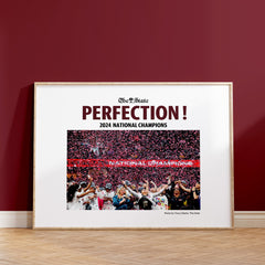 The State's South Carolina Women's Basketball Perfection Front Page Wall Art Cover