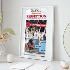 The State's South Carolina Women's Basketball Perfection Special Edition Front Page Wall Art Cover