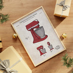 Stand Mixer Patent Wall Art