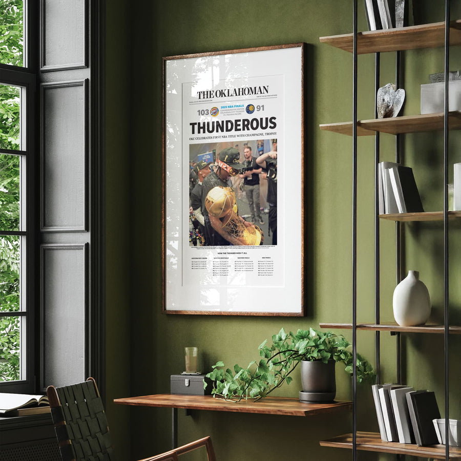 OKC Thunder Thunderous Front Page