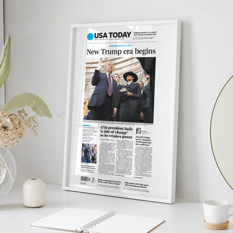 History in Headlines - Newspaper Front Page Wall Art