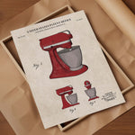 Stand Mixer Patent Wall Art