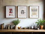 Stand Mixer Patent Wall Art