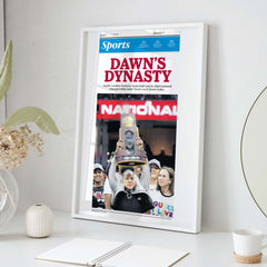 The State's South Carolina Women's Basketball Dawn's Dynasty Front Page Wall Art Cover