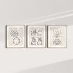 Basketball Hoop Patent Wall Art
