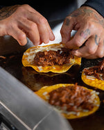 ‘Beef birria tacos with salsa de arbol’ from Chando’s Tacos. PHOTO COURTESY OF CHANDO’S TACOS