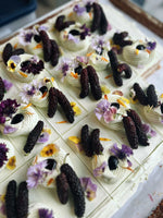 Faria Bakery’s ‘Fig leaf and jam rye sheet cake’ PHOTO COURTESY OF FARIA BAKERY