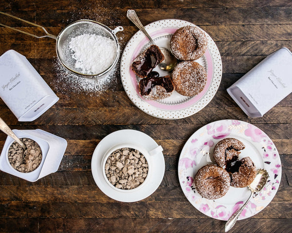 Ginger Elizabeth’s ‘Chocolate molten soufflé cakes.’ PHOTO COURTESY OF GINGER ELIZABETH