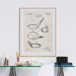 Golf Club Patent Poster