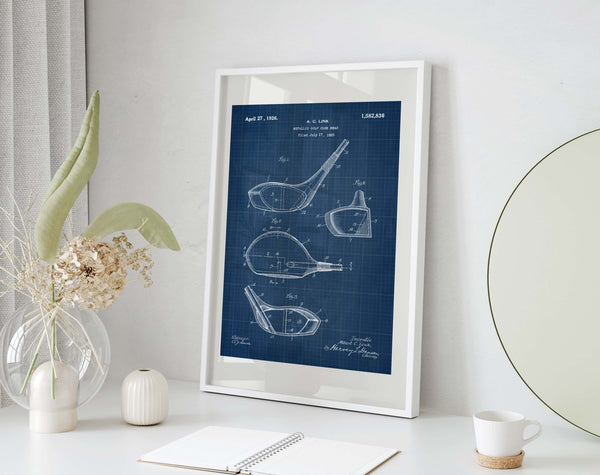 Golf Club Patent Poster