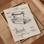 Laundry Room Iron Patent Poster