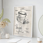 Laundry Room Iron Patent Poster