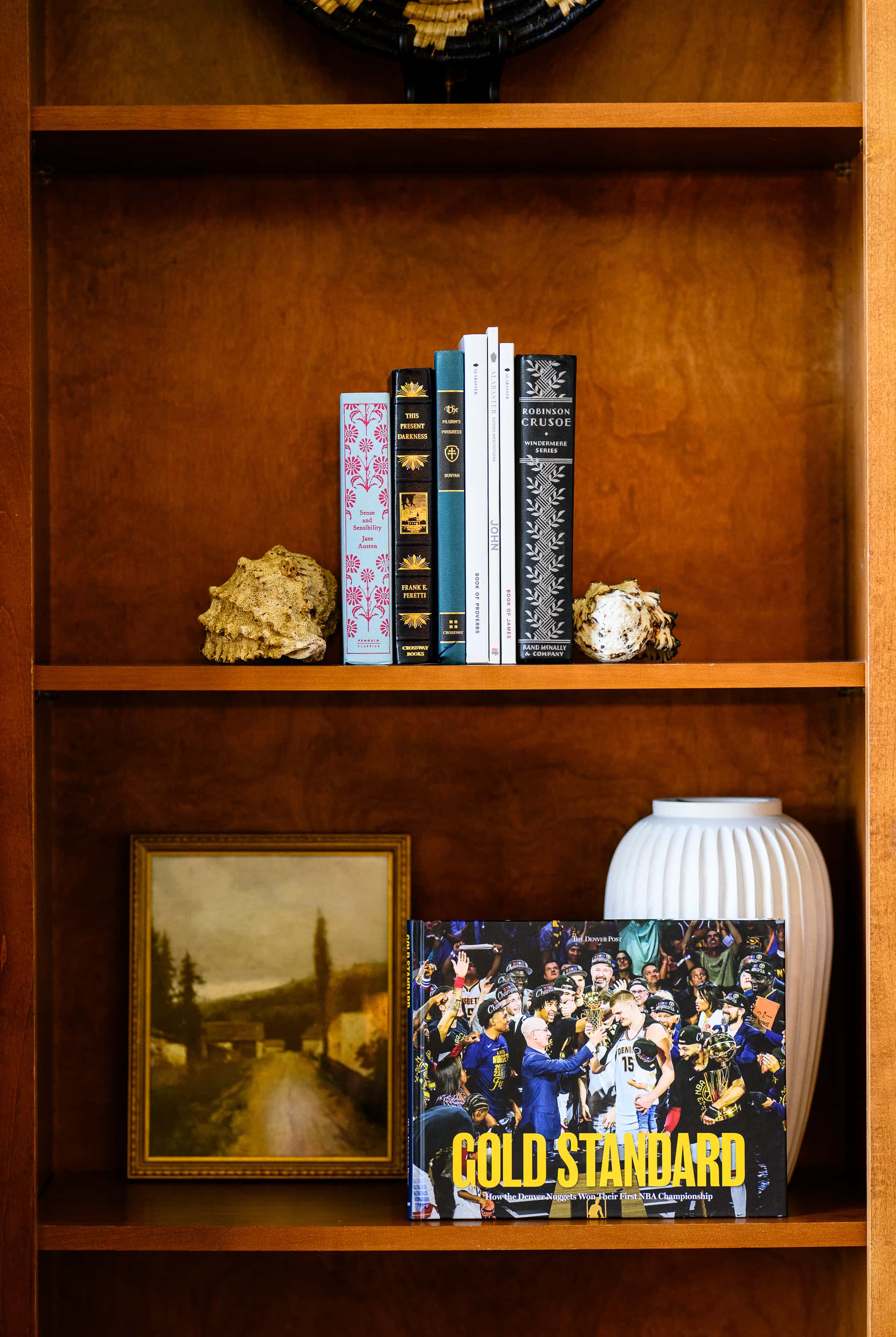 Denver Nuggets NBA Championship - Hardcover Book - Gold Standard
