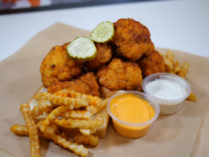 Nash & Proper’s ‘Chicken-fried hot cauliflower.’ PHOTO COURTESY OF NASH & PROPER