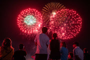 People watch the annual fireworks display at Thunder Over Louisville, April 23, 2022. ALTON STRUPP