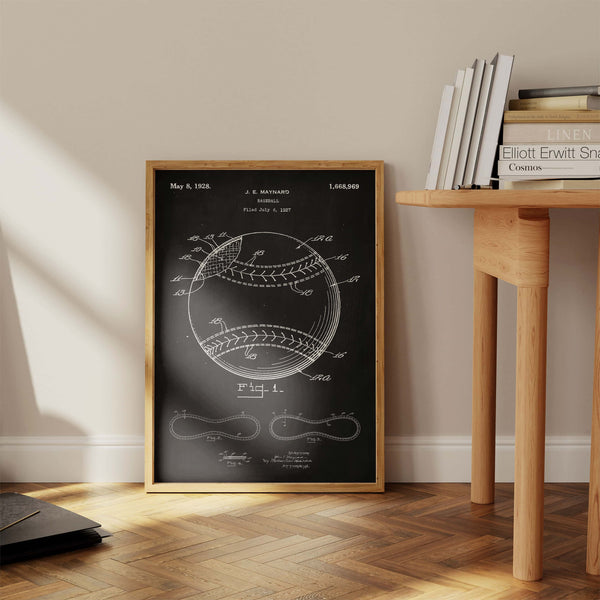 Baseball Patent Poster