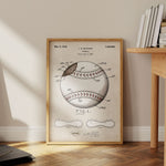 Baseball Patent Poster