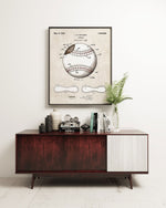 Baseball Patent Poster
