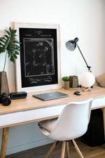 Baseball Field Patent Poster