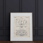Basketball Hoop Patent Wall Art