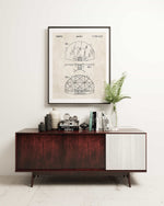 Basketball Hoop Patent Wall Art