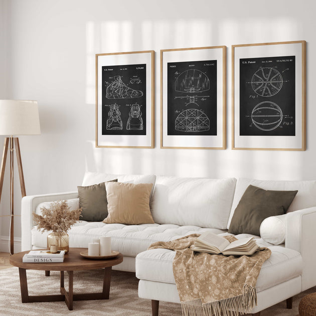 Vintage Basketball Patents Set - Printable Digital Download – Pediment Publishing